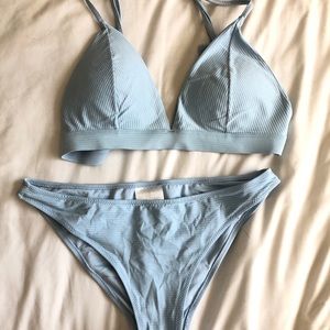 Baby blue bikini